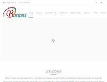 Tablet Screenshot of bartons.ie